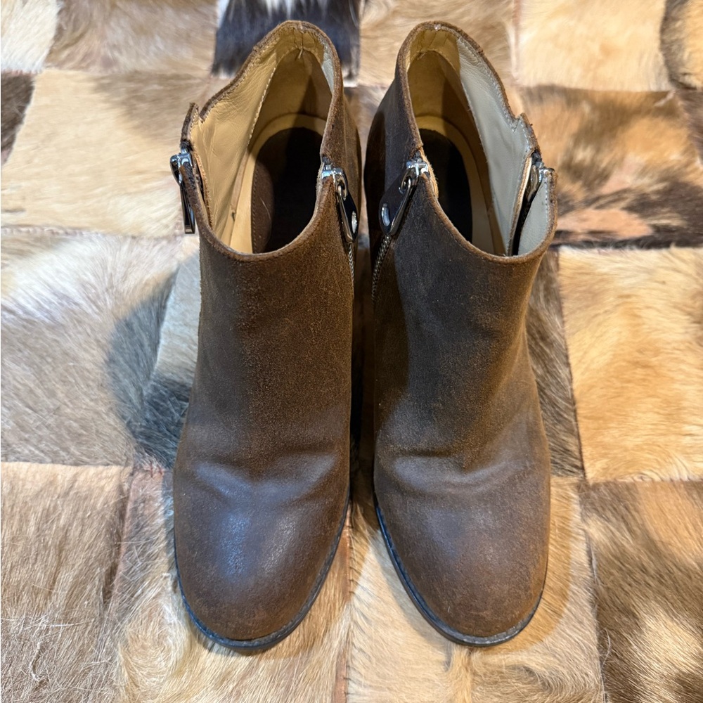 Sundance Leather Heeled Ankle Boots